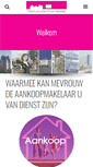 Mobile Screenshot of mevrouwdeaankoopmakelaar.nl